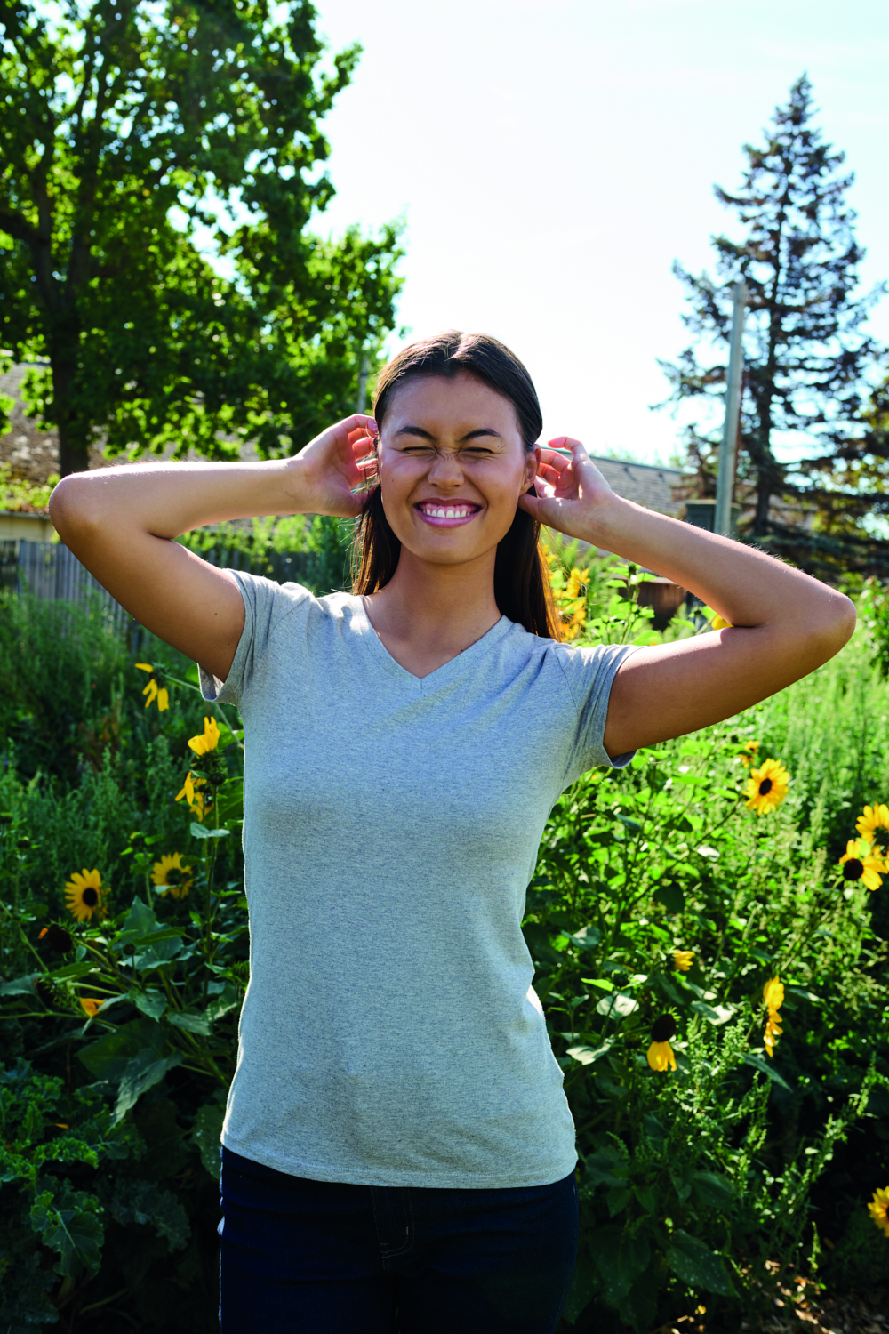 Ladies V-neck T-shirt